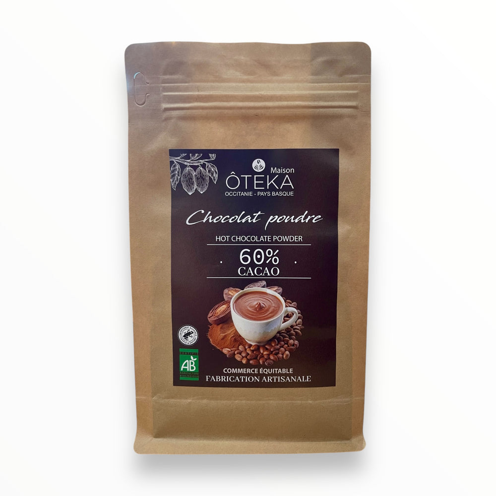 Chocolat en poudre Bio 60% Cacao