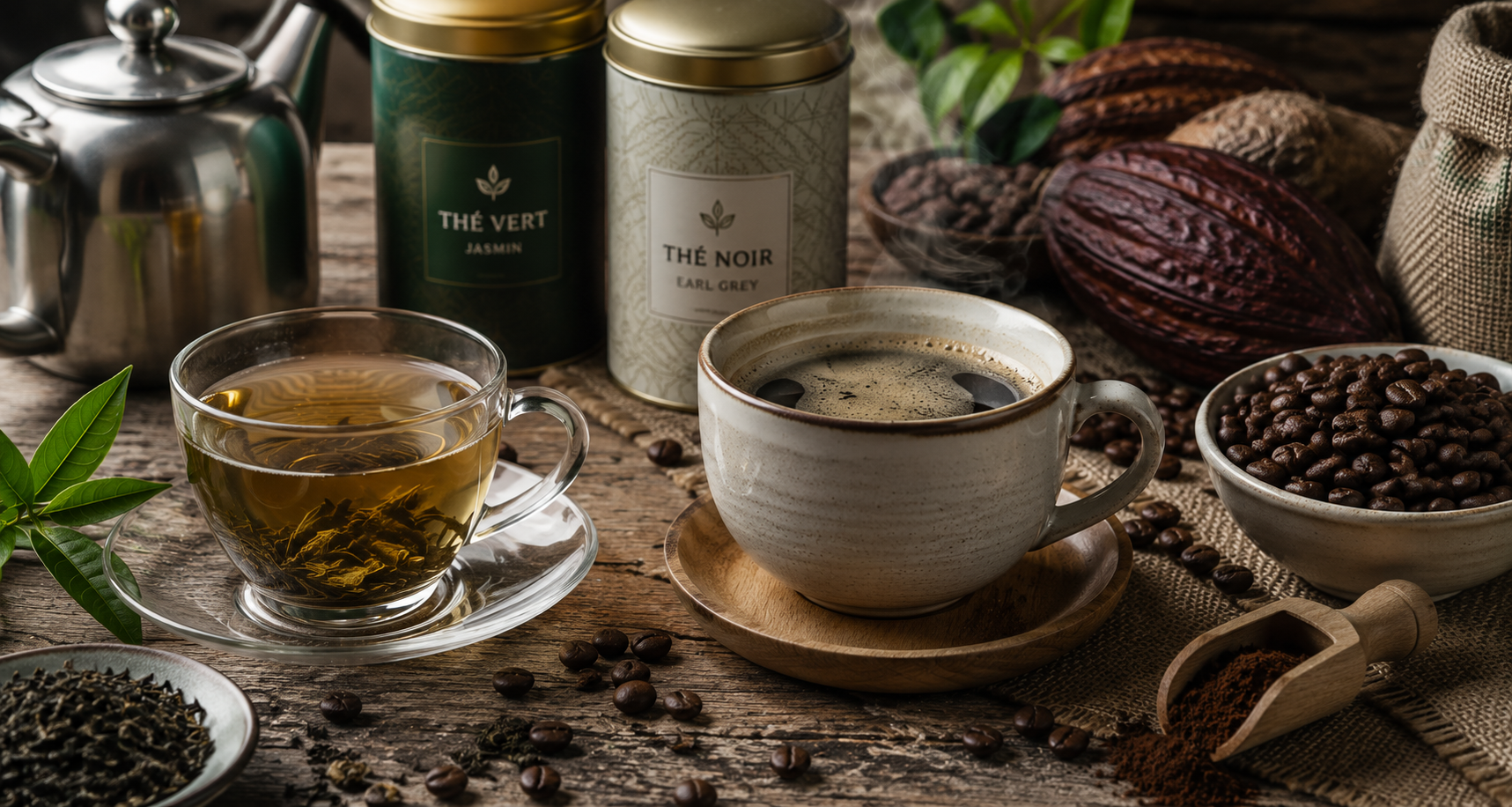 Thé, café et cacao présentés par Maison ÔTEKA