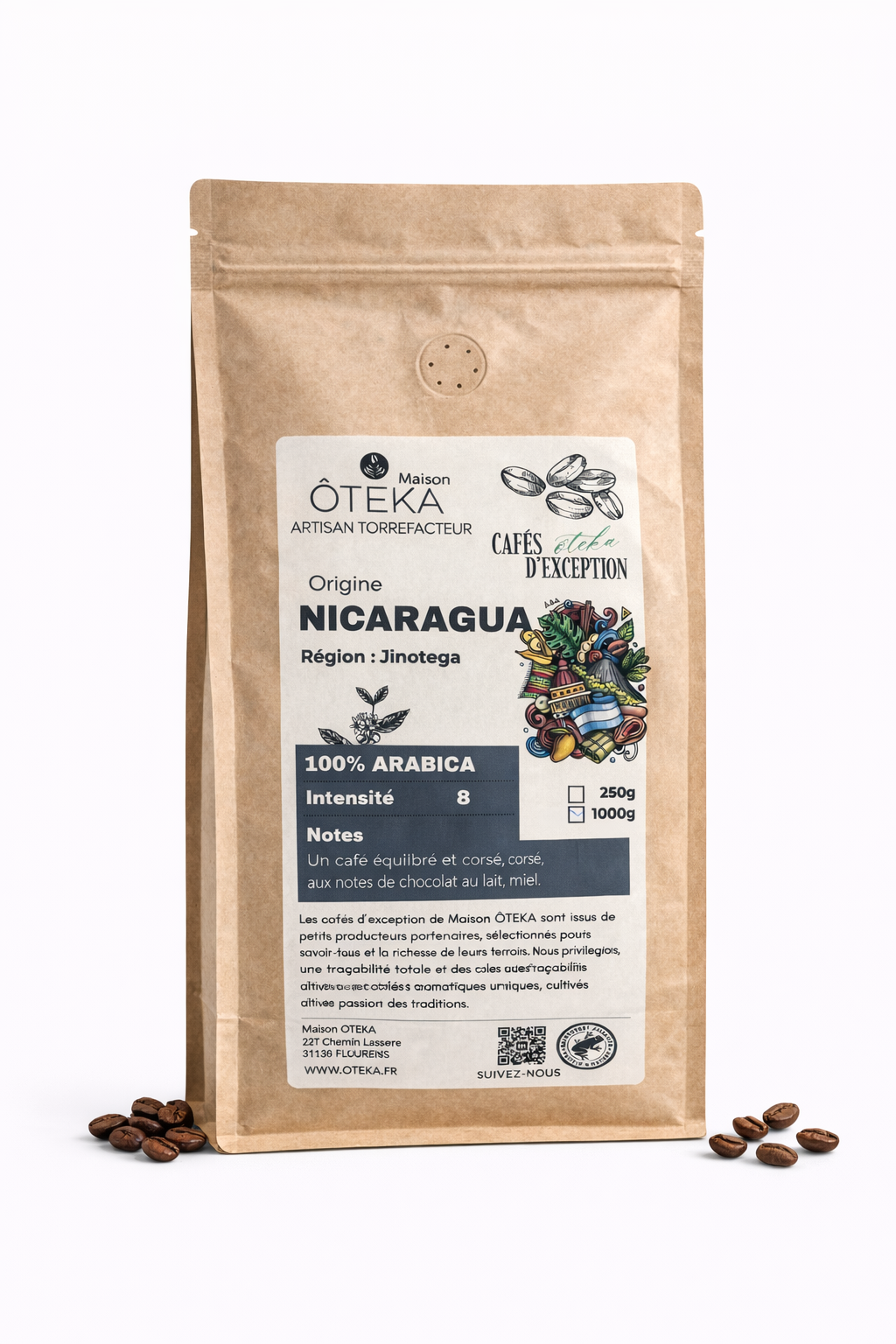 
                  
                    Café Jinotega du NICARAGUA ÔTEKA©
                  
                