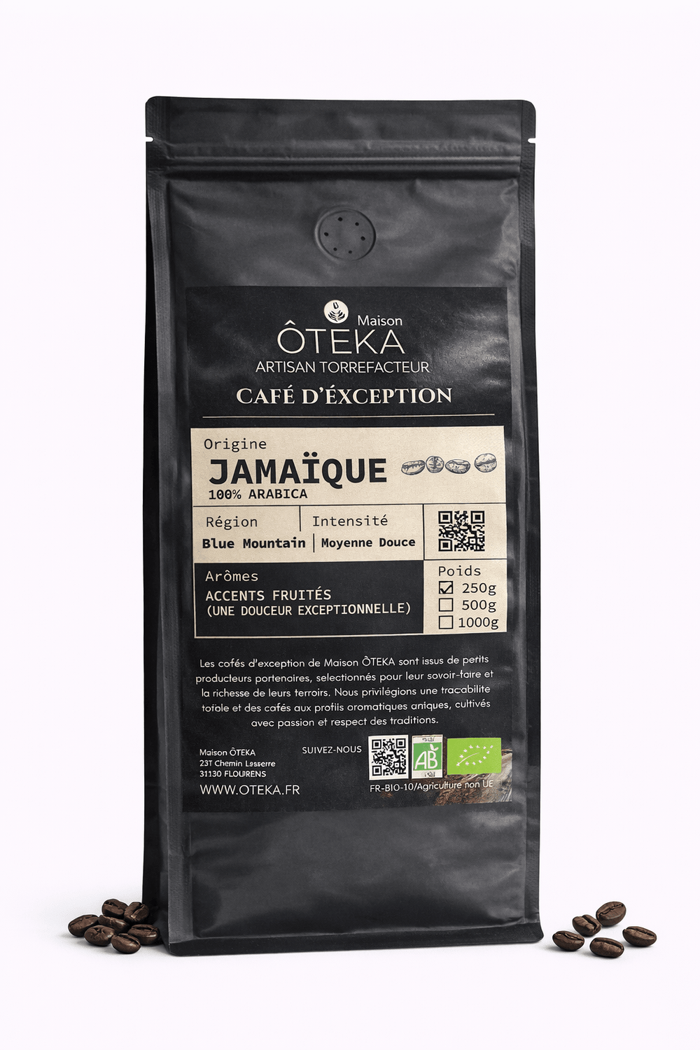 Sachet de café Blue Mountain de Jamaïque