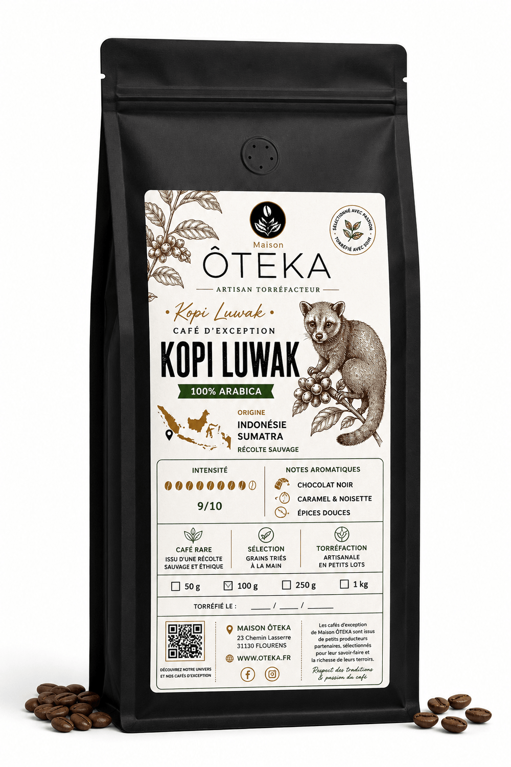 Café Kopi Luwak Sumatra Maison ÔTEKA