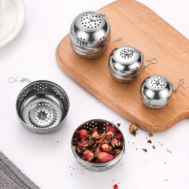 InfusiGlobe - Boule de Filtre à Thé en Acier Inoxydable - Maison ÔTEKA