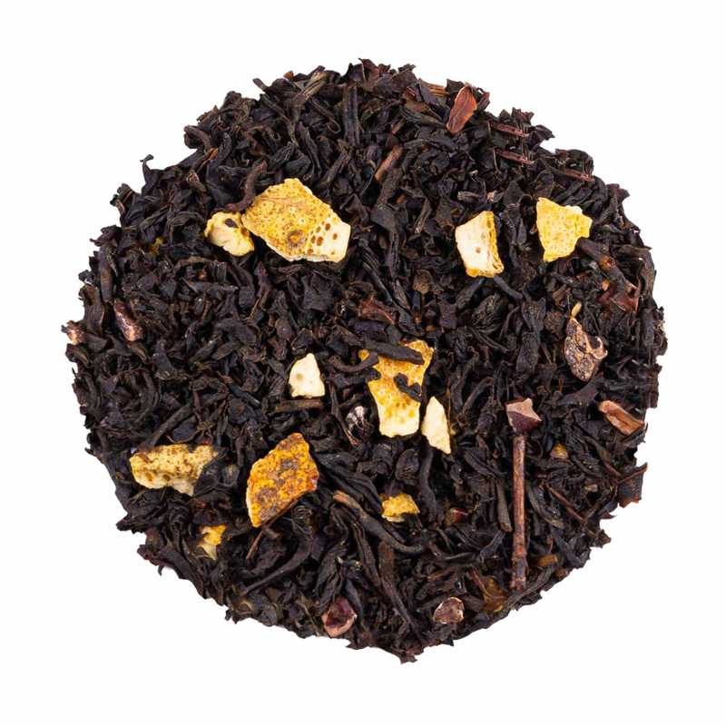 Thé Noir Truffe d'Orange Maison ÔTEKA vu du dessus