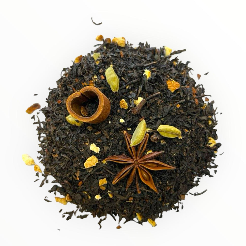Thé Noir Vin Chaud Épicé Maison ÔTEKA vu du dessus