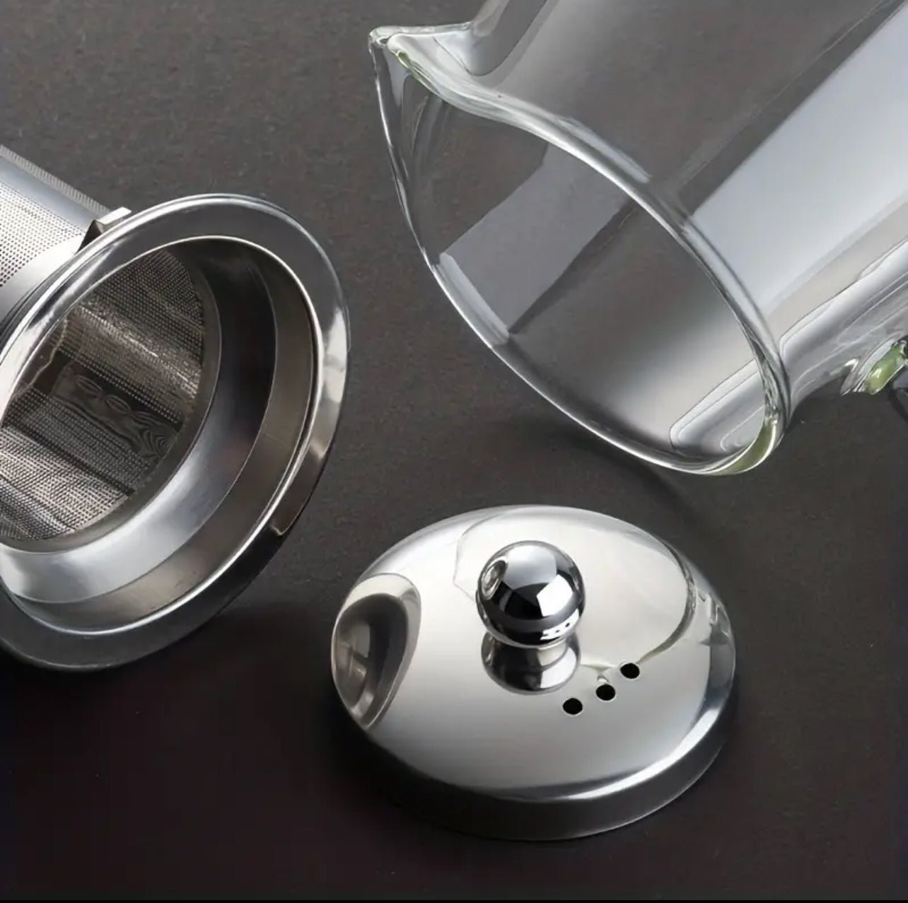 
                  
                    Théière en Verre et inox 750ml - Maison ÔTEKA
                  
                